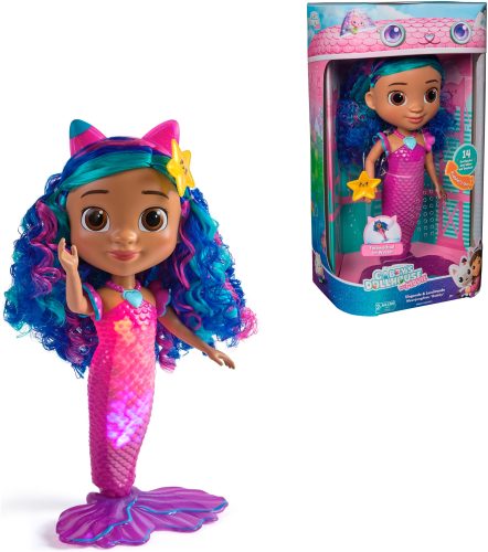 Spin Master, Spin Master Meerjungfrauenpuppe "Gabby?s Dollhouse: Der Film ? Sing & Shine Meerjungfrau Gabby" mit Licht und Sound