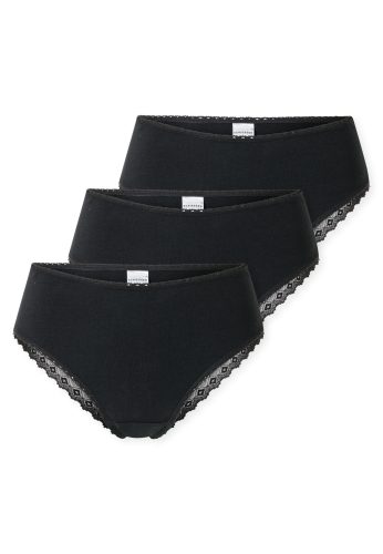 Schiesser - Brasilslip Modern Multipacks, für Damen, Schwarz, Größe 42