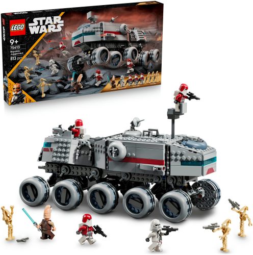 LEGO, LEGO® Spielbausteine »LEGO® Star Wars Republikanischer Juggernaut 75413«, (813 St.)