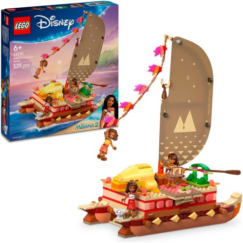 LEGO, 43270 Disney Princess Vaianas Abenteuerfloß, Konstruktionsspielzeug