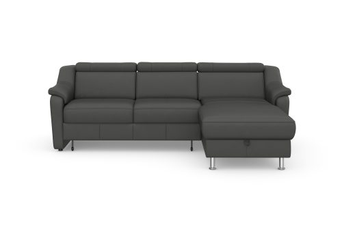 sit&more Ecksofa »Freetown«, inklusive Kopfteilverstellung und komfortablem Federkern, wahlweise mit Bettfunktion und Bettkasten