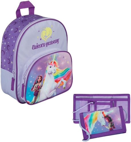 Undercover, UNDERCOVER Kinderrucksack »Unicorn Academy«, inklusive Geldbeutel