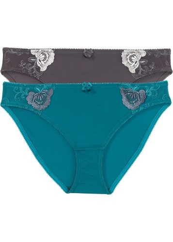 bonprix Slip Packung, 2 Stk. klassischer Stil, bequeme Passform, aus Polyamid und Elasthan