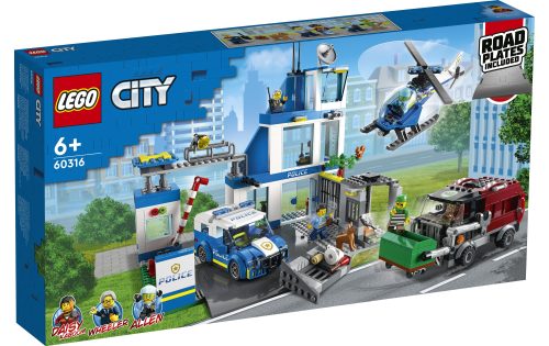 LEGO, 60316 City Polizeistation, Konstruktionsspielzeug