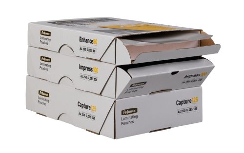 Fellowes, FELLOWES Laminiertasche A4 5312903 glanz, 80my 250 Stk