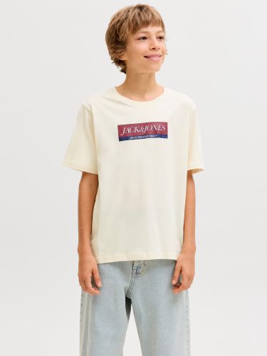 JACK & JONES JUNIOR, Jack & Jones Junior T-Shirt »JORINWOOD BLOCK BRAND TEE SS CN NOOS JNR«