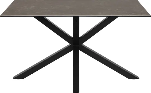 CONFORAMA, Tisch HEAVEN 135x80x75.5cm anthrazit