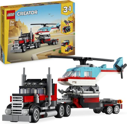 LEGO, 31146 Tieflader mit Hubschrauber Multicolor