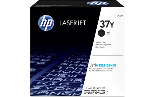 Hp, HP 37Y Schwarz Original LaserJet Tonerkartusche mit sehr hoher Reichweite.