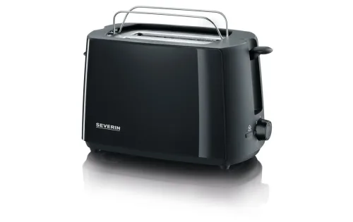 Severin, Severin Toaster "AT 2287 Schwarz" 700 W Lieferung mit passendem CH-Fixadapter