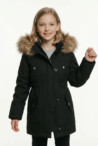 Only, Only Parka - Black 140 Kids