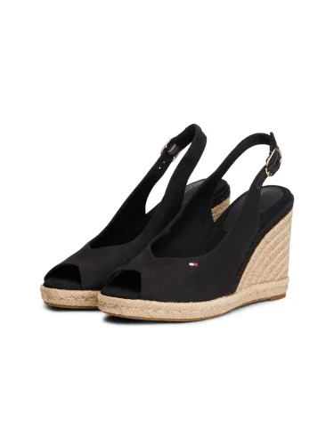 Tommy Hilfiger, Tommy Hilfiger Keilsandalen - Black EU41 Damen
