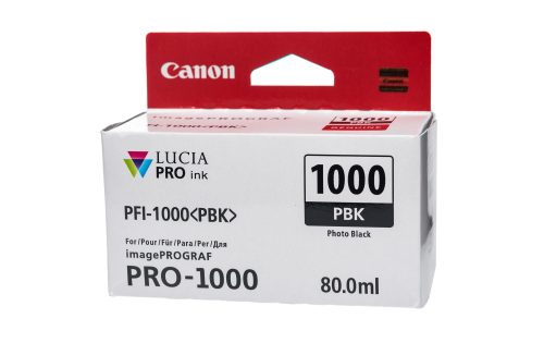 Canon, CANON Tintenpatrone photo schwarz PFI-1000 iPF PRO-1000 80ml