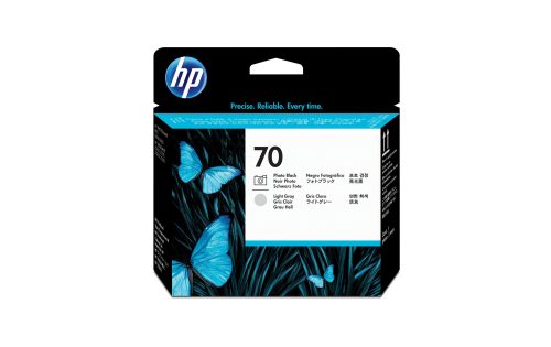 HP, HP Druckkopf 70 ph-schw./lg-grey C9407A DesignJet Z2100