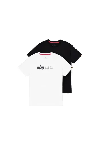 alpha industries, Alpha Industries Rundhalsshirt "Label T 2 Pack" Packung, 2er-Pack, 2 Stk.
