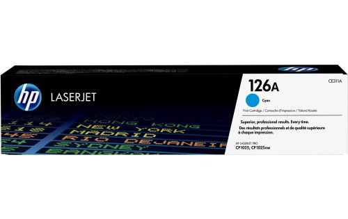 HP, HP Toner-Modul 126A cyan CE311A Color LJ Pro CP1025 1000 S.