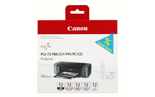 Canon, CANON Multipack Tinte PBKGYPMPCCO PGI-72MUL2 PIXMA Pro-10 5x14ml