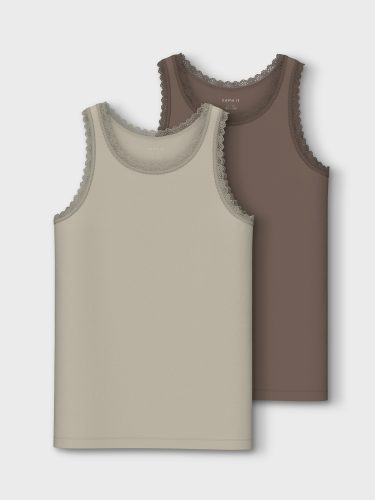 Name It, Name It Unterhemd »NKFTANK TOP 2P PEYOTE LACE NOOS«
