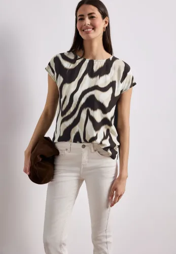 Street One, Dropped Shoulder Shirt mit Print
