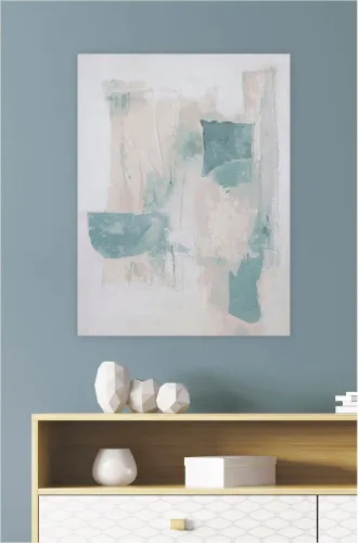 Gilde, GILDE Leinwandbild "Bild rechteckig Magul weiss H. 80 cm" 1 Stk. tlg.