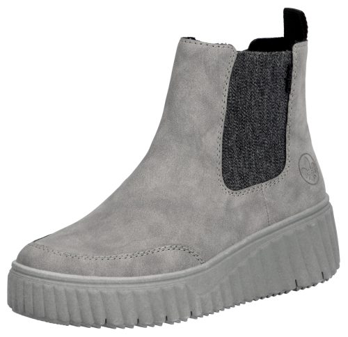 Rieker Chelseaboots, Schlupfboots, Keilstiefelette mit Anziehlasche