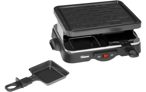 Tristar - Raclette-grill 4 Personen, Schwarz