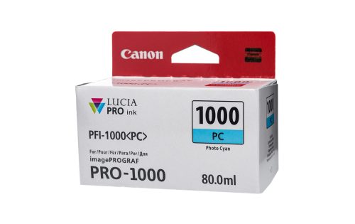 Canon, CANON Tintenpatrone photo cyan PFI-1000 iPF PRO-1000 80ml