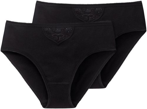 Schiesser - Cotton Tai Slip, für Damen, Schwarz, Größe 50