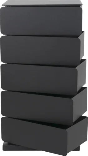 Spinder Design, Spinder Design Kommode Hesta Schwarz Stahl 37 cm 26 cm