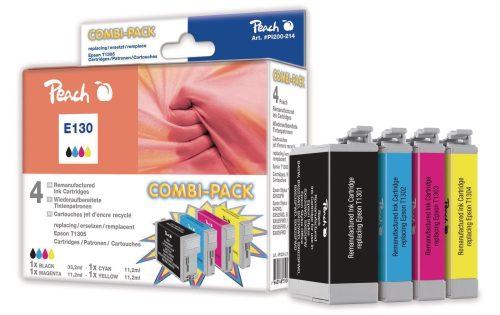 Peach - Tintenset Epson T1305 BK, C, M, Y, One Size