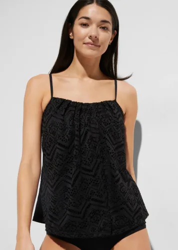 bonprix, bonprix Tankinioberteilschwarz 36Damen