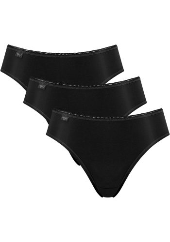 Sloggi - Slip Casual, 40, Schwarz