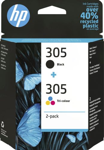 HP, HP Tintenpatrone 305 BK/color 6ZD17AE DeskJet 2300/2700 2-Pack