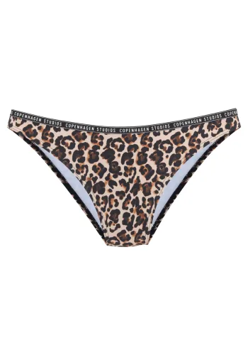 Copenhagen Studios - Bikini Unterteil, Panty, für Damen, Léopard, Größe 40