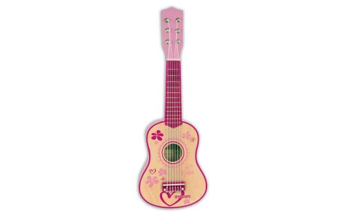 Bontempi, Bontempi - Gitarre 6 Saiten 55 cm Pink - 3 Jahre