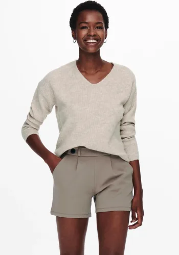 Only, Only - Pullover, für Damen, Steingrau, Größe M