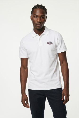 JACK & JONES, Jack & Jones Poloshirt "JJAERO POLO SS" Baumwolle, regular fit