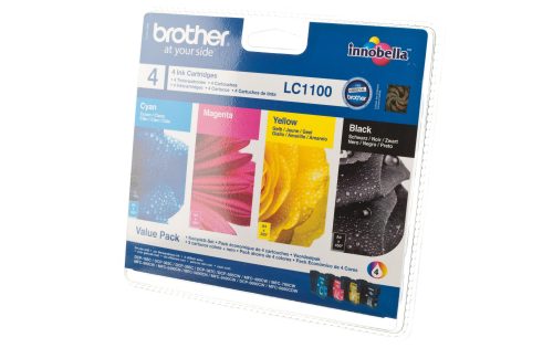 Brother, BROTHER Valuepack Tinte CMYBK LC-1100VALBP MFC-6490CW 450/325 Seiten