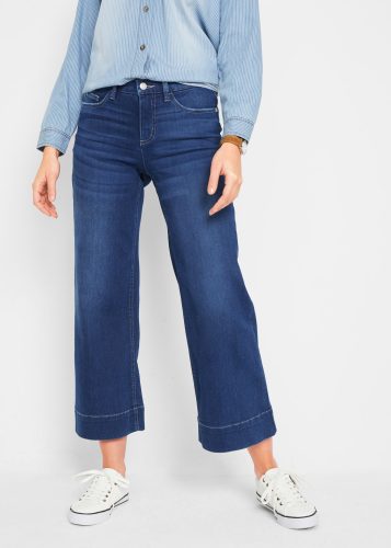 bonprix, bonprix Ultra-Soft-Jeans, Culotteblau 40Damen
