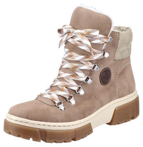 Rieker Winterboots, Winterstiefelette, Schnürboots, Plateau, mit Warmfutter-Ausstattung