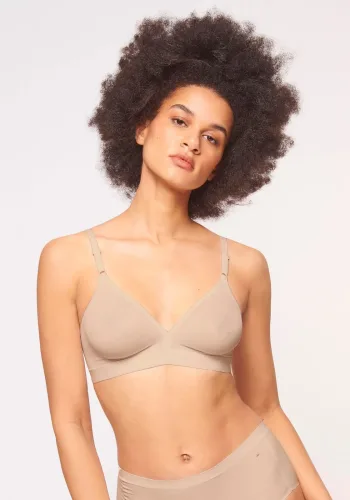 Triumph, Micro Fun BH ohne Bügel, ungefüttert in beige
