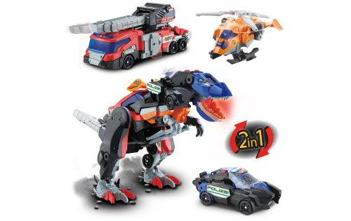 VTech, Switch & Go Dinos - 3-in-1 Super-T-Rex, Spielfigur