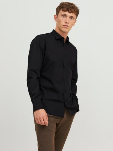 Jack & Jones - Hemd, langarm, für Herren, Black, Größe M