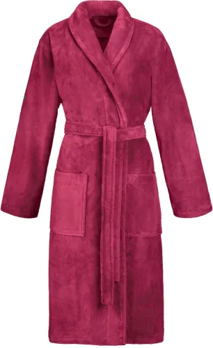 VOSSEN - Pico Bademantel, für Damen, Weinrot, Größe S
