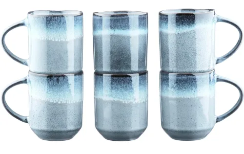 BJÖRN, Björn Genesis 40cl Tassen Set 6 tlg. Blau