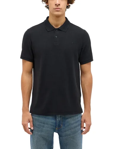 Mustang - Poloshirt  Bequem sitzend-Style Palco, für Herren, Schwarz, Größe S