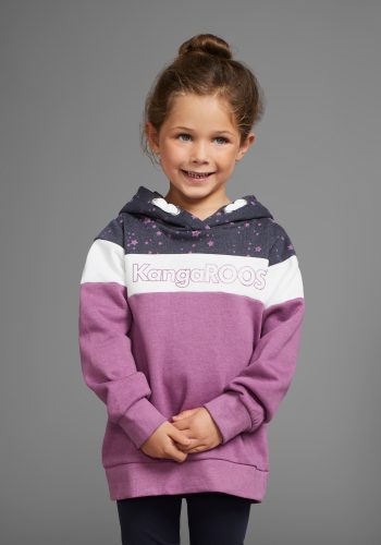 KangaROOS, KangaROOS Kapuzensweatshirt »Colorblocking«, für kleine Mädchen