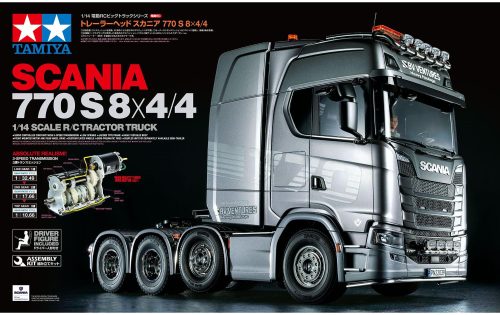 Tamiya 56371-600 1:14 RC Scania 770 S 8x4/4 1:14 Elektro RC Modell-LKW Bausatz