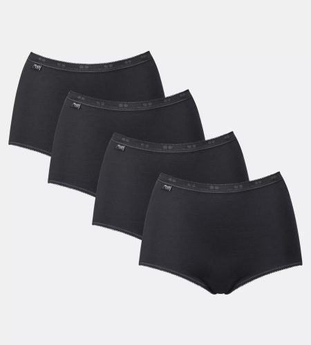 Sloggi - Multipack, Maxi Slips, für Damen, Black, Größe 44