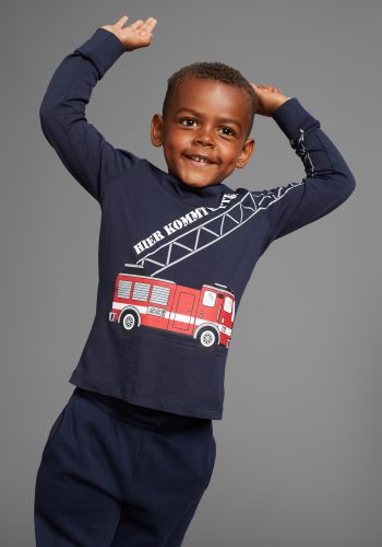 KIDSWORLD, KIDSWORLD Langarmshirt »HIER KOMMT RETTUNG«, Feuerwehr